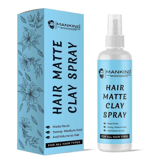 Matte Clay Spray – Matte Finish, Oil Control, Strong Medium Hold & Add Volume To Hair - Mamasjan