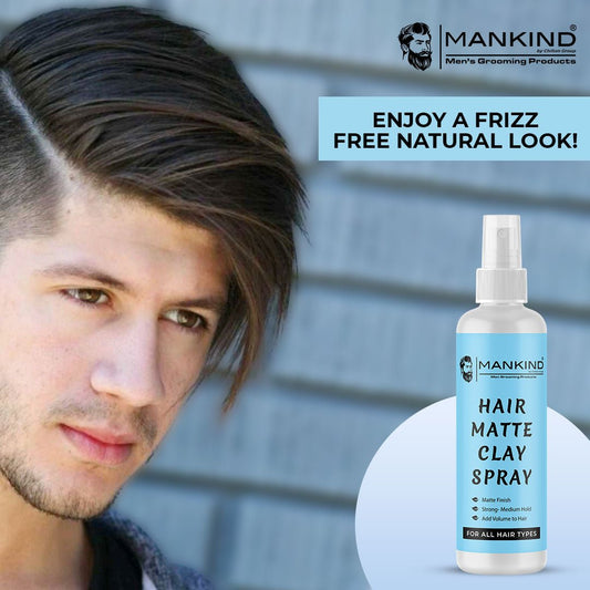 Matte Clay Spray – Matte Finish, Oil Control, Strong Medium Hold & Add Volume To Hair - Mamasjan