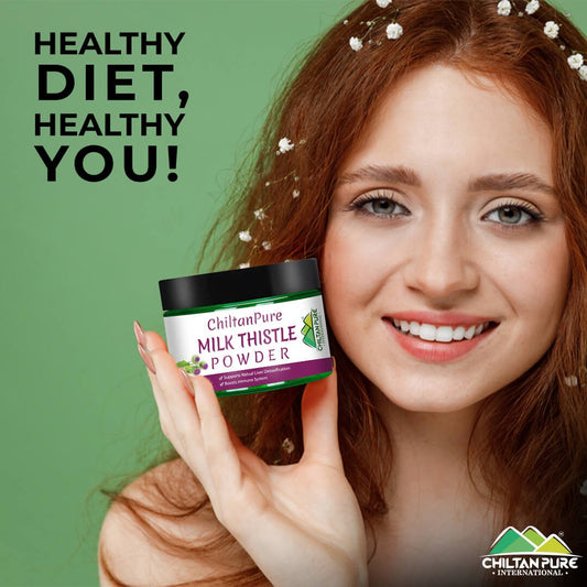 Milk Thistle Powder – Supports Natural Liver Detoxification, Boosts Milk Production & Immune System, Good for Bones - Mamasjan