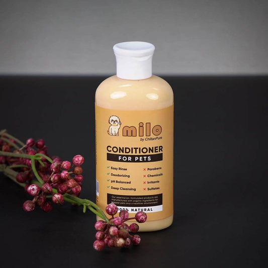 Milo Pet Conditioner – Nourishes Hair, Control Hair Fall, Prevent Itchiness, Gives Shiny Hair & Long – lasting Freshness 250ml - Mamasjan