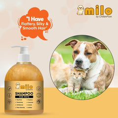 Milo Pet Shampoo – Anti-Dandruff, Gently Cleanse Hair, Avoid Shedding & Prevent Infections 500ml - Mamasjan