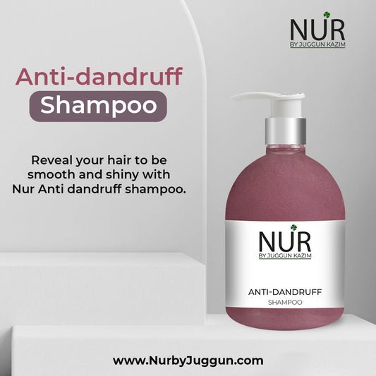 Nur-Anti-Dandruff Shampoo – Reduces Hair Loss Due to Breakage, Controls the Appearance of Flakes & Relieves Scalp Irritation - Mamasjan