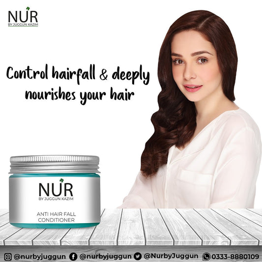 Nur Anti Hair Fall Conditioner – Happy hair, happy life, make hair soft, promote hair growth – 100% pure - Mamasjan