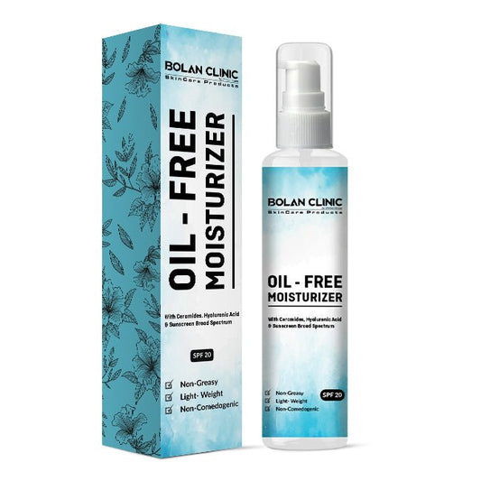 Oil - Free Moisturizer with Ceramides, Hyaluronic Acid & Sunscreen Broad Spectrum SPF 20 - Light – Weight, Hydrates Skin & Prevent Sun Damage! - Mamasjan