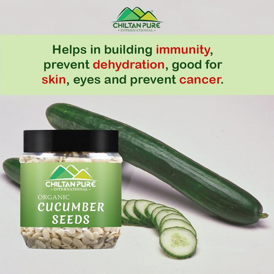 Organic Cucumber Seeds – Boosts Brain Health & Memory, Promotes Weight Loss, Improves Digestion & Maintains Heart Health - Mamasjan