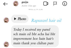 Rapunzel Hair Oil - Combinations of Different Herbal Oils, Prevents From Dandruff & Hair Fall, Improves Hair Growth & Promotes Shiny, Strong Hair - Mamasjan