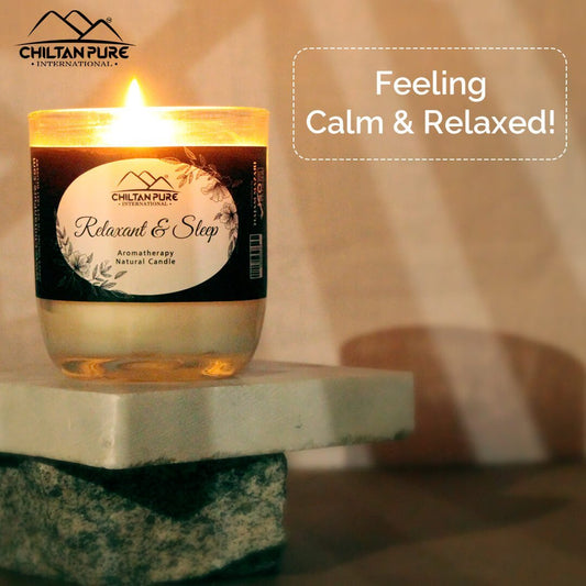 Relaxant & Sleep Aromatherapy Candle - The Flame to Relax You!! - Mamasjan