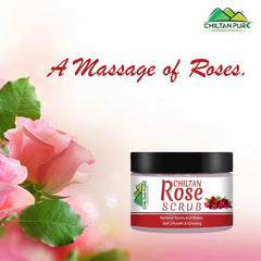 Rose Face & Body Scrub – Gentle Smoothing Face Scrub – Exfoliate & Moisturize Skin, Good For All Skin Types - Mamasjan