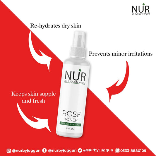Rose Toner – Glow better with a toner, soothes irritation, ideal for all skin types – pure organic - Mamasjan