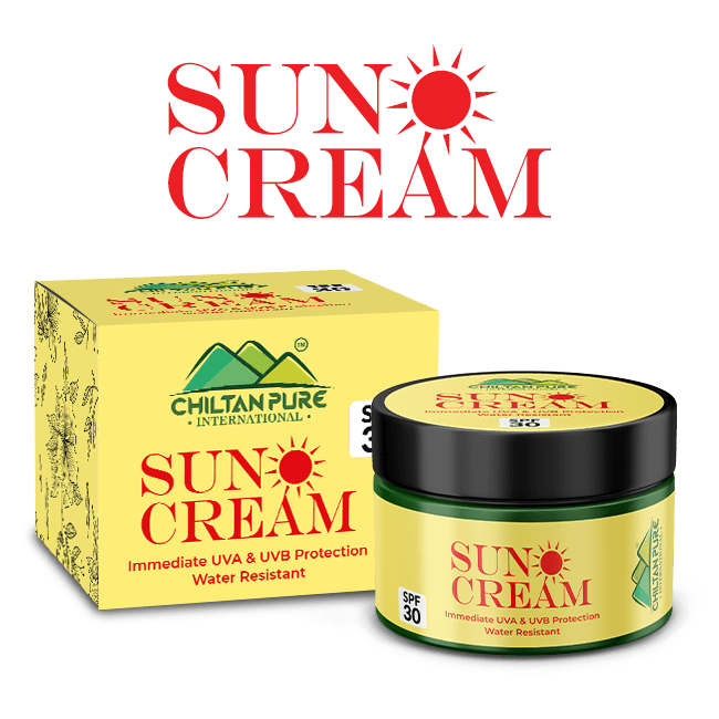 SunBlock Cream – Never let your skin look dull again, Reduces the risk of skin cancer, Protect the skin from sun burn, limit the area of sunspots – 100% pure organic - Mamasjan