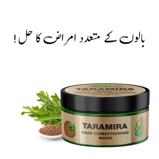 Taramira Hair Conditioning Mask – Anti-Inflammatory & Anti-Microbial, Natural Hair Treatment For Lice & Dandruff - Mamasjan