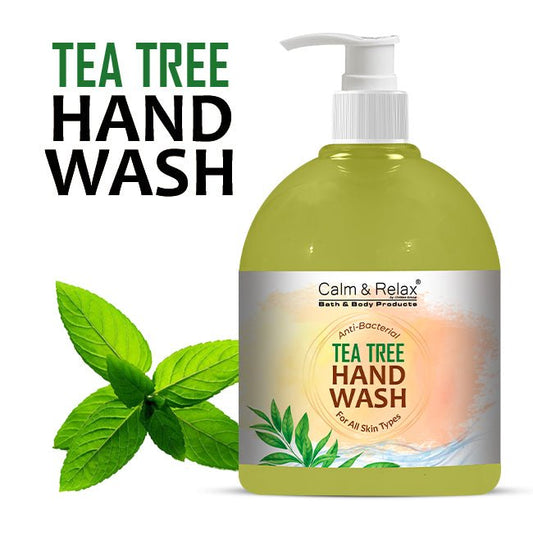 Tea Tree Hand Wash - Fights Bacteria, Removes Dirt & Impurities from Hands - Mamasjan