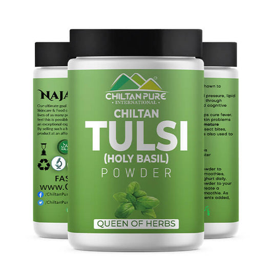 Tulsi (Holy Basil) Powder – Eat the best, rich in vitamin C, immune booster, Contains anti-bacterial & anti fungul properties – 100% pure organic - Mamasjan