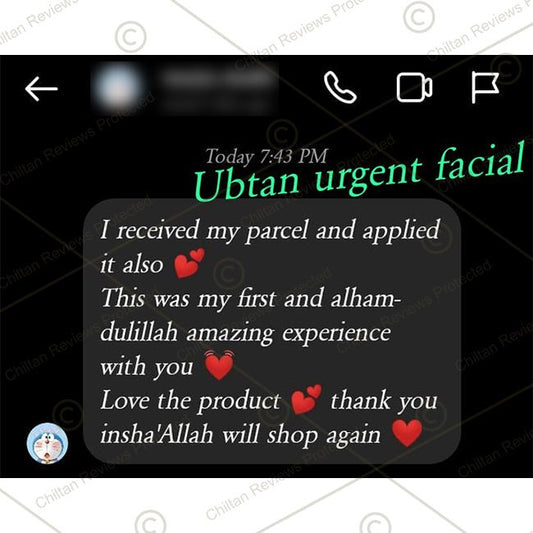 Ubtan Urgent Facial – Natural Goodness For Glowing Skin In Just A Few Minutes!! - Mamasjan