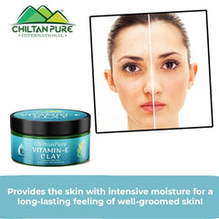 Vitamin E Clay - An Effective Natural Barrier to the Sun - Remove Impurities, Good for skin Hydration, Save skin from free radicals, Prevent Wrinkles from Face - Mamasjan