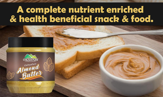 Almond Butter, A complete nutrition enriched & health beneficial snack & food - Mamasjan