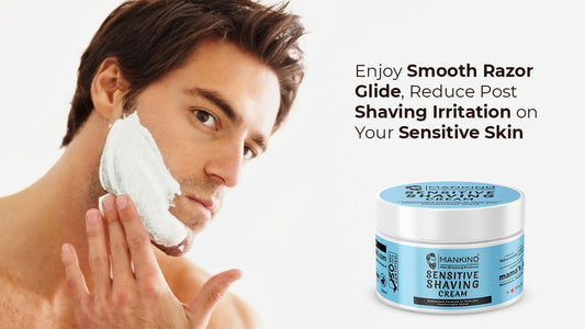 Sensitive Shaving Cream - Enjoy Smooth Razor Glide, Reduce Post Shaving Irritation on Your Sensitive Skin - Mamasjan