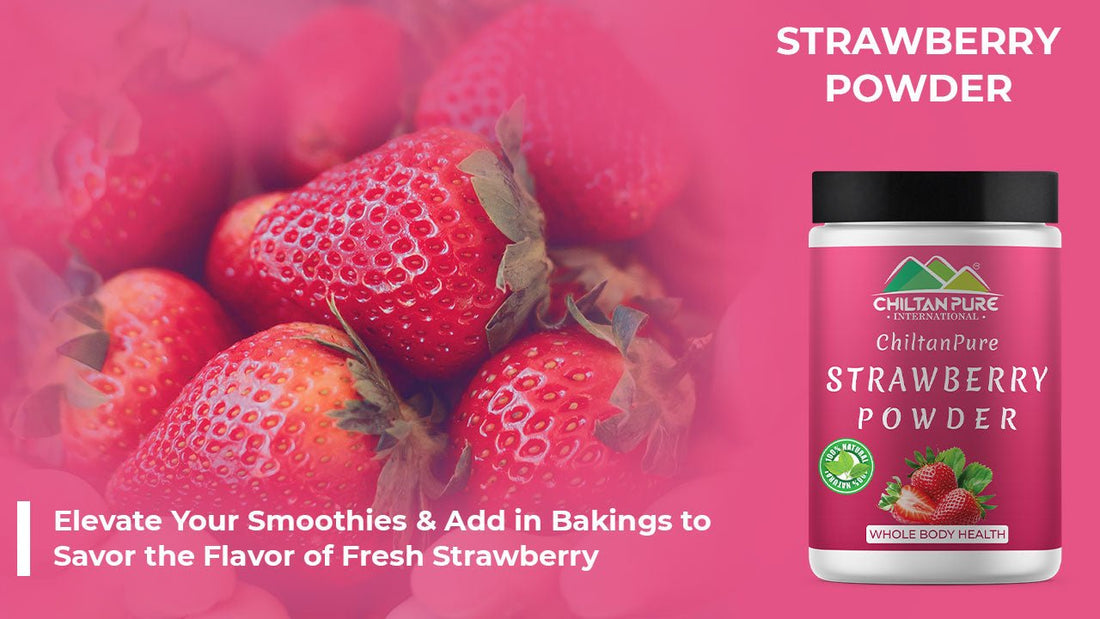 Strawberry Powder - Elevate Your Smoothies & Add in Bakings to Savor the Flavor of Fresh Strawberry - Mamasjan