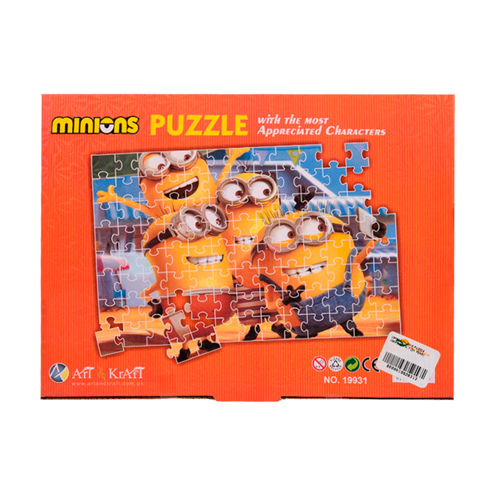 19931 MINIONS PUZZLE 104PC SET H.T (3+ YEAR) Default Title - MamasJan Toys