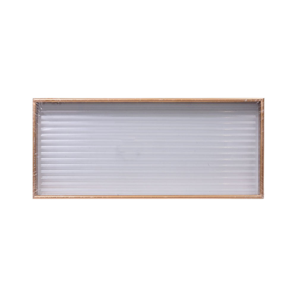 TRAY GLASS RECTANGULAR 202503-114 Default Title - MamasJan Crockery