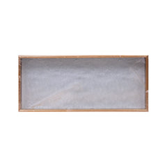 TRAY GLASS RECTANGULAR 202503-123 Default Title - MamasJan Crockery