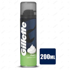 GILLETTE SHAVING FOAM LEMON AND LIME 200 ML