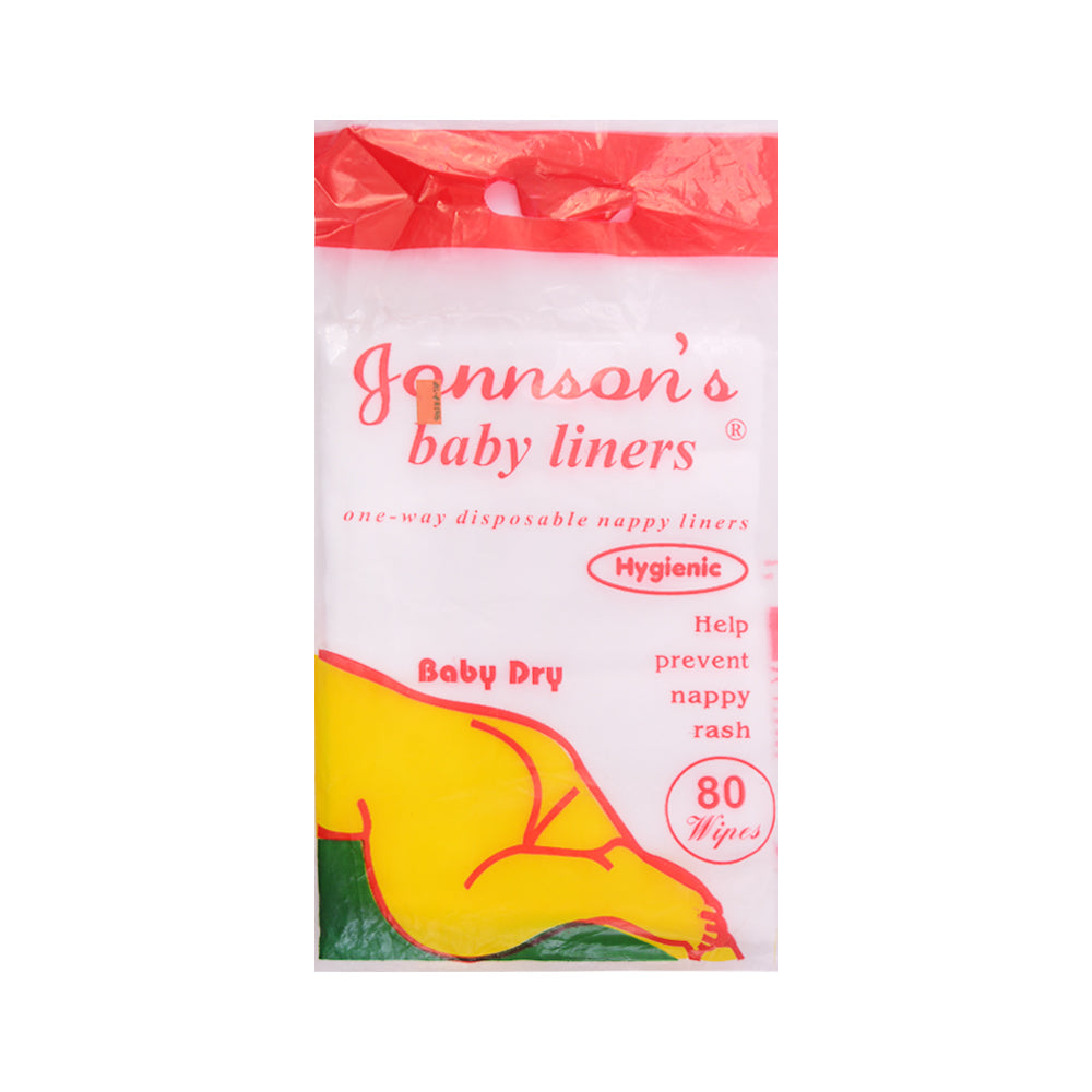 JOHNSONS BABY LINER 80WIPES Default Title - MamasJan Grocery Nonfood