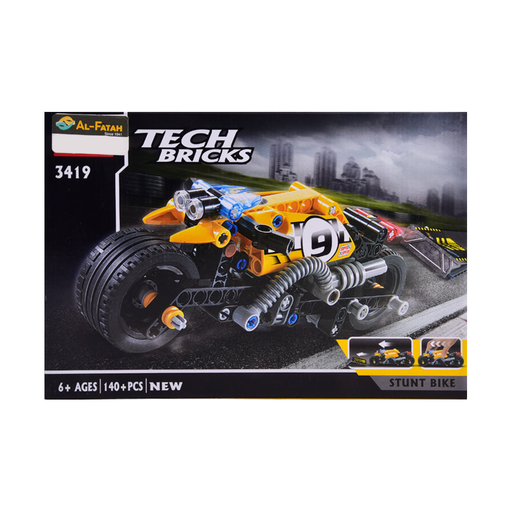 3419 JISI STUNT BICK 140 PCS BLOCKS (3+ YEAR) A.I Default Title - MamasJan Toys