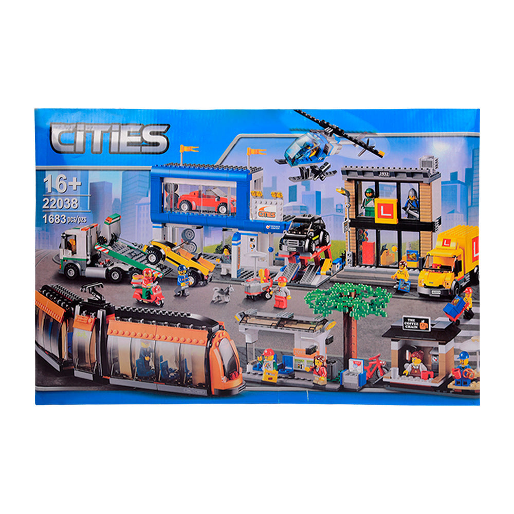 22038 LPN CITY BLOCKS SET 1767PCS Default Title - MamasJan Toys
