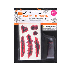 14G H-W FAKE BLOOD TATTOO SET Default Title - MamasJan Toys