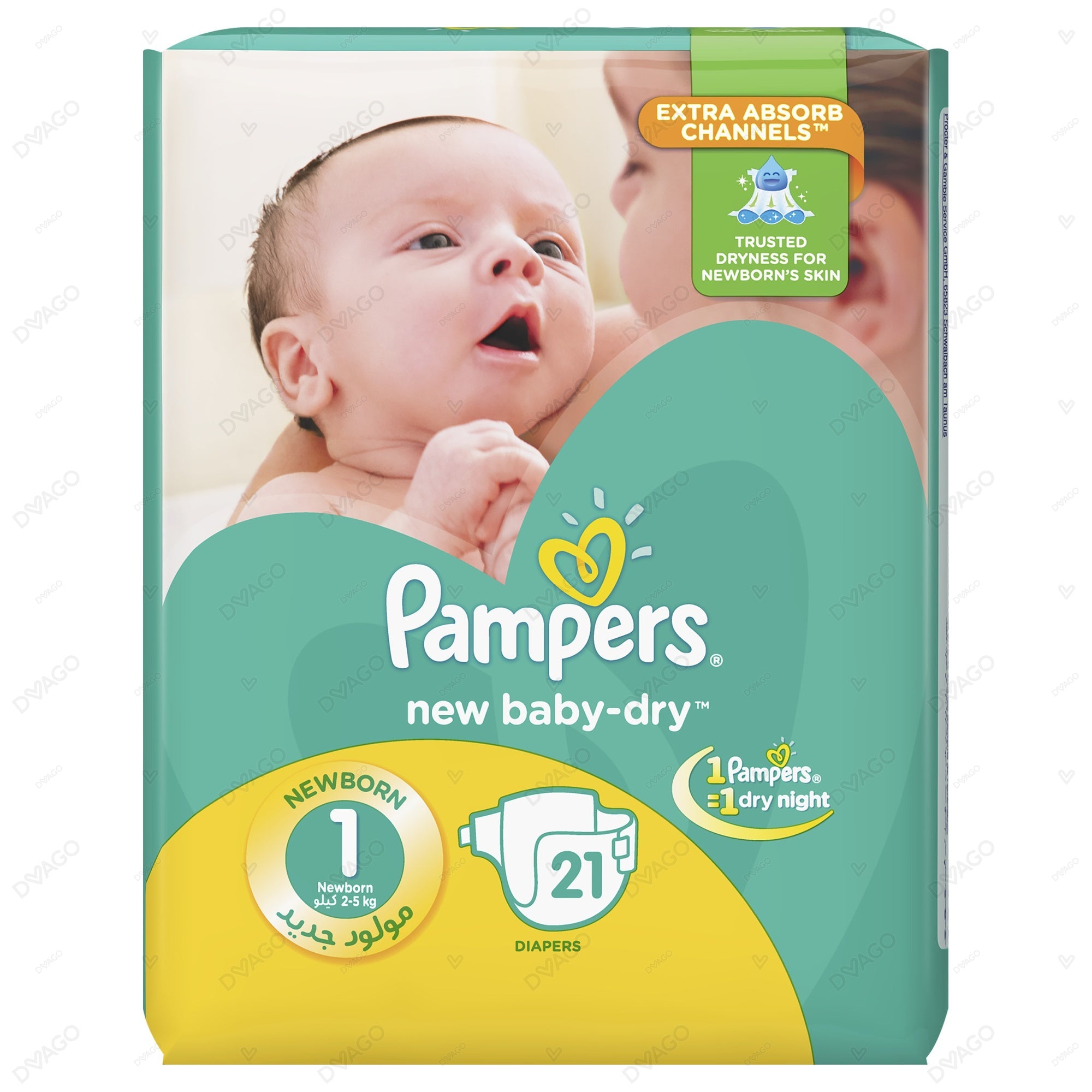 Pampers Baby Diapers Newborn size 1 22Pcs