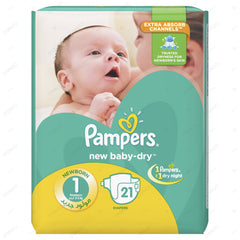Pampers Baby Diapers Newborn size 1 22Pcs