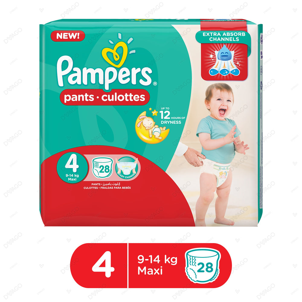 PAMPERS BABY PANTS 4 MAXI 28PCS