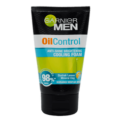 Garnier Face Wash Men Anti Shine Brightening Cooling Foam 100Ml