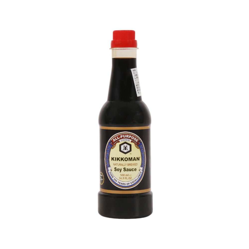 KIKKOMAN SOY SAUCE NATURALLY BREWED 500 ML Default Title - MamasJan GroceryFoods