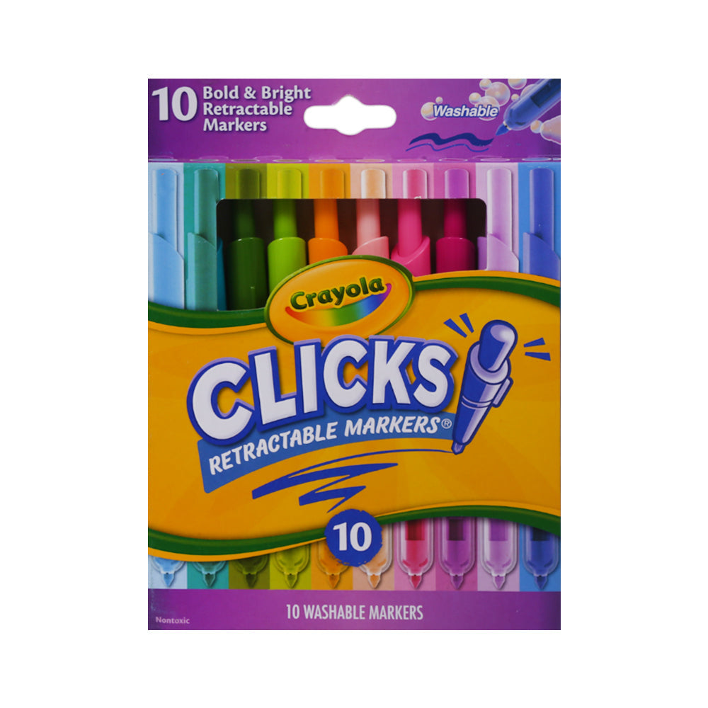 588373 CRAYOLA CLICKS MARKER 10 CLR A.I Default Title - MamasJan Toys
