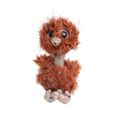 36450 SOFT ANIMAL OSTRICH ORSON BROWN Default Title - MamasJan Toys