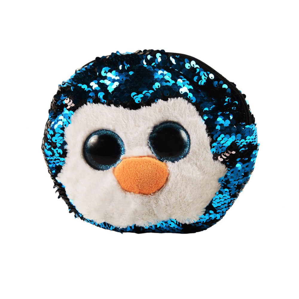 95129 TY MONEY BAG WITH PENGUIN FACE D Default Title - MamasJan Toys