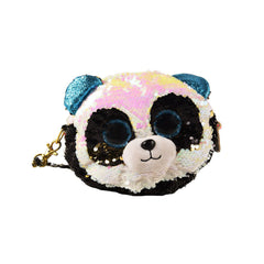95136 TY MONEY BAG WITH PANDA FACE D Default Title - MamasJan Toys