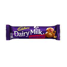 CADBURY D PER MILK FRUIT AND NUT 38 GRAMS