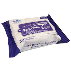 Cool and Cool Travelling Wipes (1 Pack = 30Pcs)