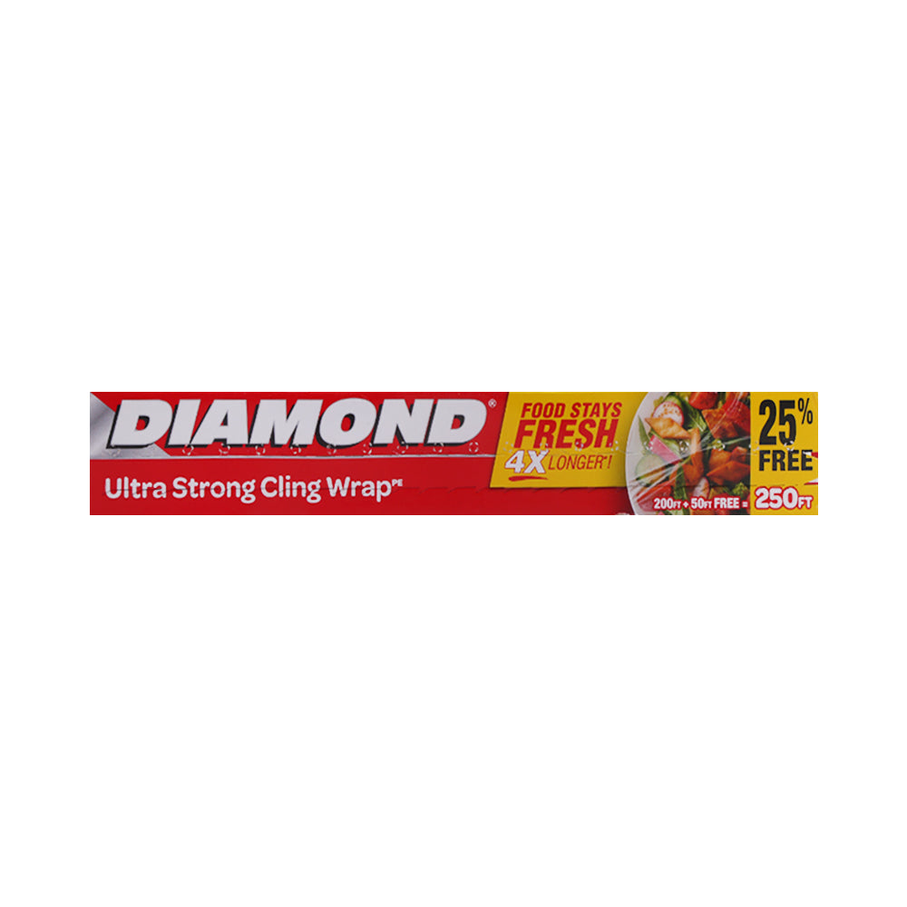 DIAMOND CLING WRAP ULTRA STRONG 250 FT Default Title - MamasJan Grocery Nonfood