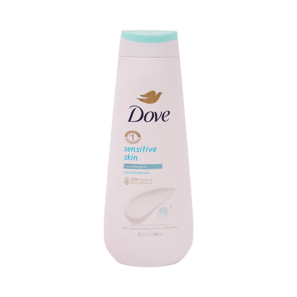 DOVE BODY WASH HYPOALLERGENIC SENSITIVE SKIN 680 ML Default Title - MamasJan skincare