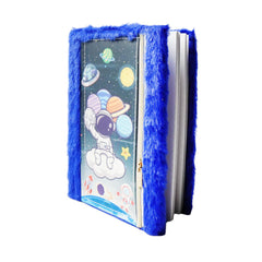 8054 FANCY NOTE BOOK FURR A5 Default Title - MamasJan Toys