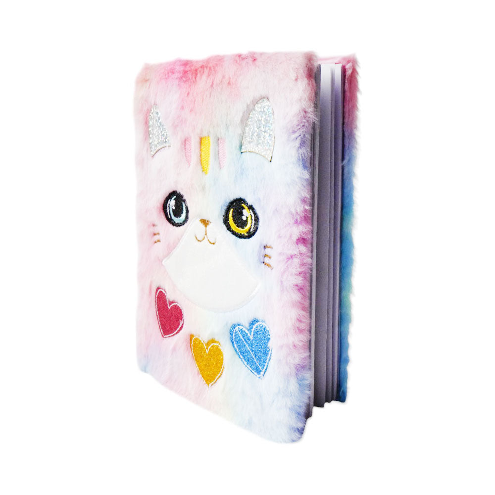 80103 FANCY NOTE BOOK FURR MERMAID A5 Default Title - MamasJan Toys