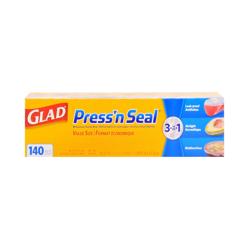 GLAD PRESSN SEAL 140SQ 43.4MX30CM BASIC Default Title - MamasJan Grocery Nonfood