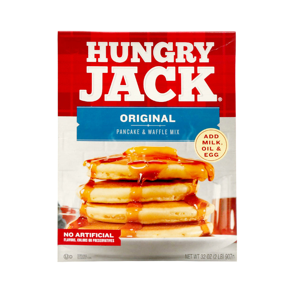 HUNGERY JACK PANCAKE & WAFFLE MIX ORIGINAL 907 GM Default Title - MamasJan Grocery Food