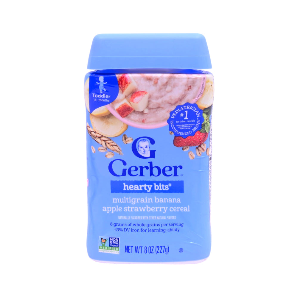 GERBER HEARTY BITS BANANA APPLE STRAWBERRY 227 GM BASIC Default Title - MamasJan GroceryFoods