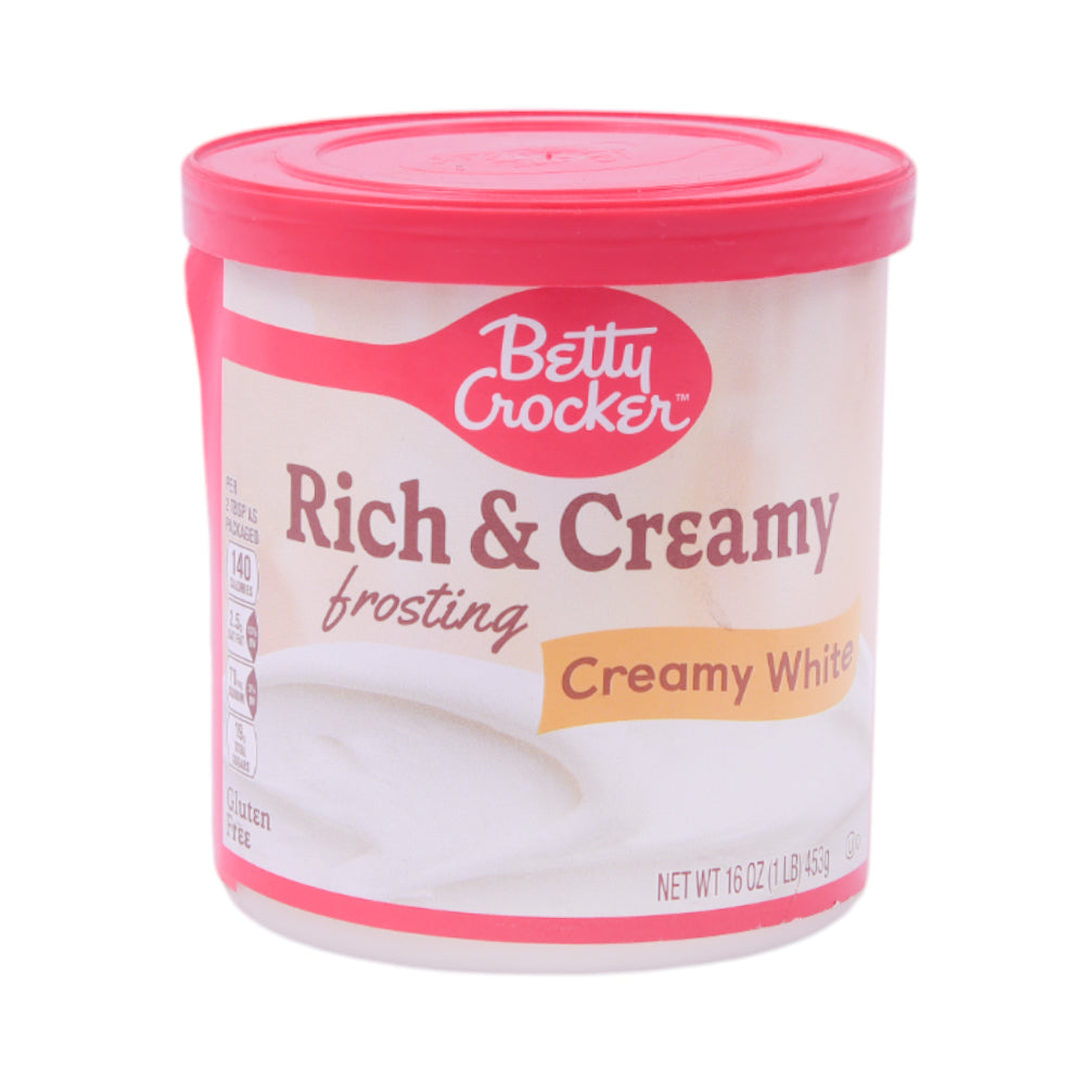 BETTY CROCKER RICH & CREAMY FROSTING CREAMY WHITE 453G Default Title - MamasJan Grocery