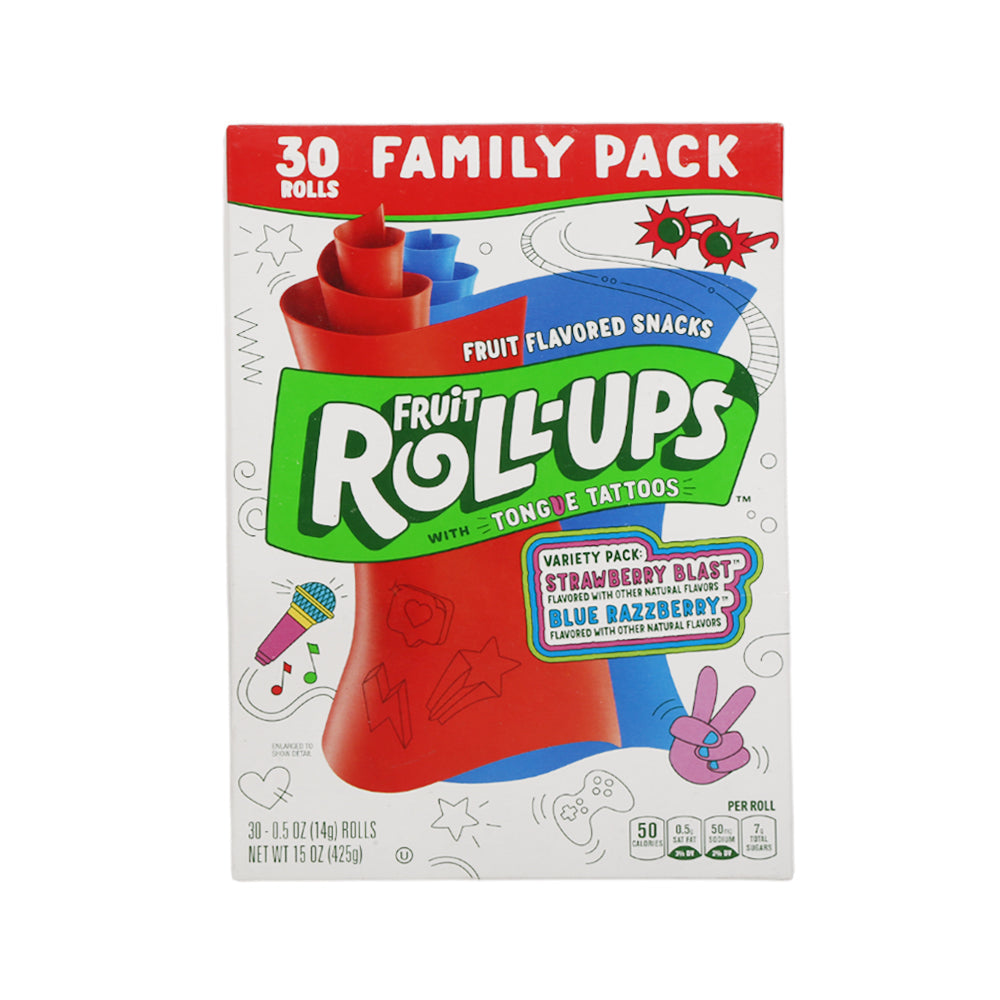 BETTY CROCKER FRUIT ROLLS 30PC FAMILY PACK 425GM Default Title - MamasJan GroceryFoods